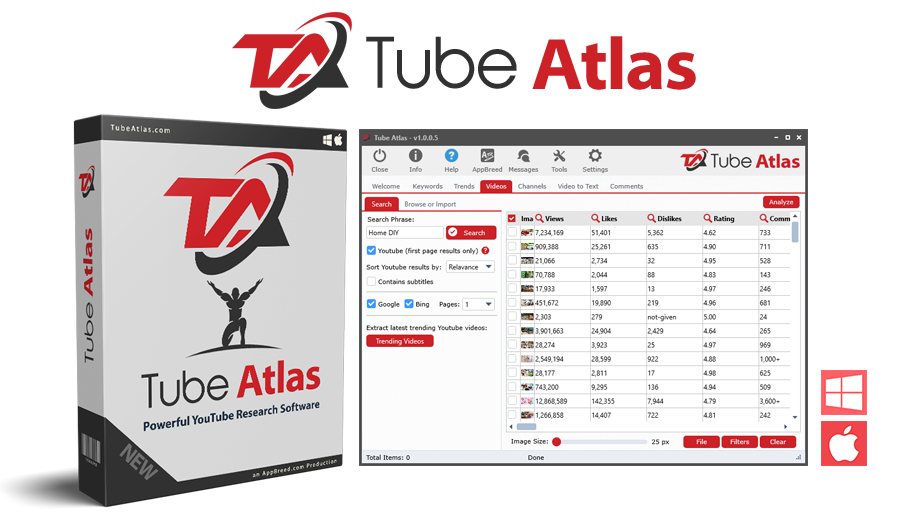 Tube Atlas